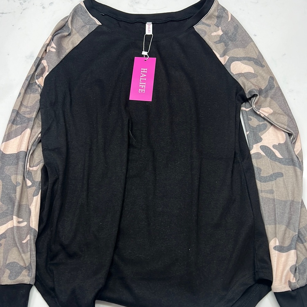 Medium camo LS Tshirt